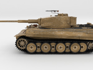 t34-76 tiger tank early pack 3D मॉडल