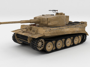 t34-76 tiger tank early pack 3D मॉडल