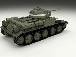 t34-76 tiger tank early pack with interior and engine bay 3D मॉडल