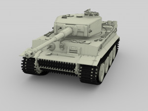 t34-76 tiger tank early pack with interior and engine bay 3D मॉडल