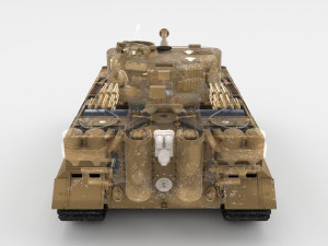 t34-76 tiger tank early pack with interior and engine bay 3D मॉडल