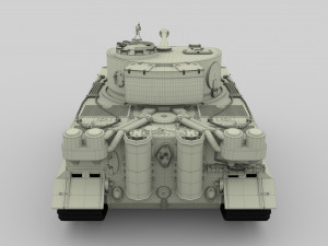 t34-76 tiger tank early pack with interior and engine bay 3D मॉडल