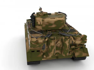 t34-85 tiger tank late pack 3D Model