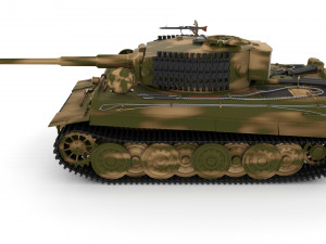 t34-85 tiger tank late pack with interior 3D मॉडल