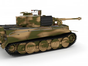 t34-85 tiger tank late pack with interior 3D मॉडल