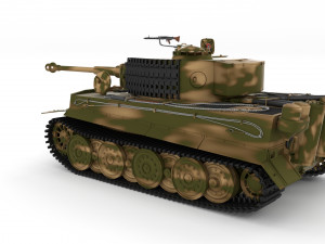 t34-85 tiger tank late pack with interior 3D मॉडल