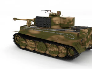 t34-85 tiger tank late pack with interior 3D Model