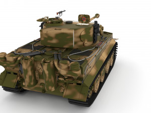 t34-85 tiger tank late pack with interior 3D मॉडल