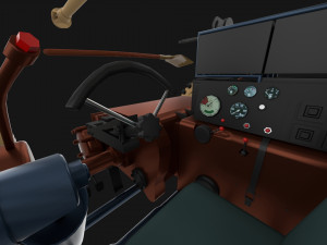 t34-85 tiger tank late pack with interior and engine bay Model 3D