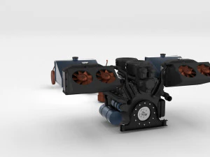 t34-85 tiger tank late pack with interior and engine bay 3D Model