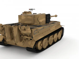 t34-85 tiger tank late pack with interior and engine bay 3D Model
