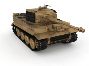 t34-85 tiger tank late pack with interior and engine bay Model 3D