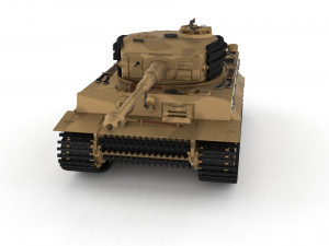 t34-85 tiger tank late pack with interior and engine bay Model 3D