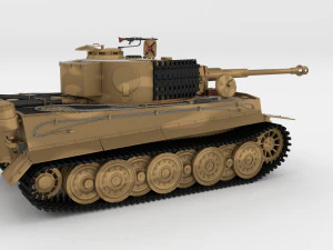 t34-85 tiger tank late pack with interior and engine bay 3D Model