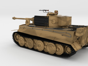 t34-85 tiger tank late pack with interior and engine bay Model 3D