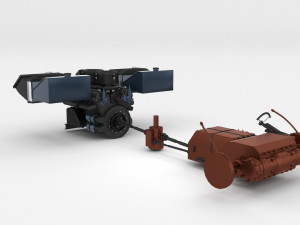 t34-85 tiger tank late pack with interior and engine bay Model 3D