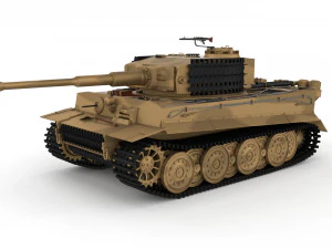 t34-85 tiger tank late pack with interior and engine bay 3D Model