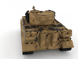 t34-85 tiger tank late pack with interior and engine bay Model 3D