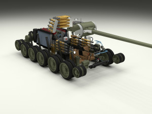 t34-85 tiger tank late pack with interior and engine bay Model 3D