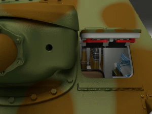 ussr armor pack with interior 3D Model