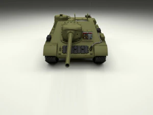 ussr armor pack with interior and engine bay 3D Model