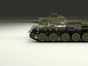 ussr armor pack with interior and engine bay 3D Model