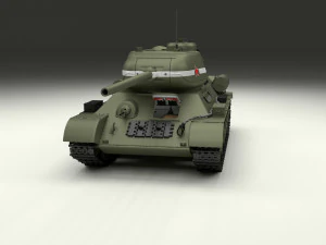 ussr armor pack with interior and engine bay 3D Model
