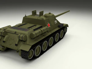 ussr armor pack with interior and engine bay 3D Model