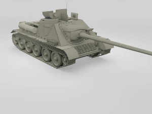 ussr armor pack with interior and engine bay 3D Model