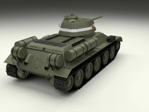 ussr armor pack with interior and engine bay 3D Model