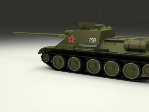 ussr armor pack with interior and engine bay 3D Model