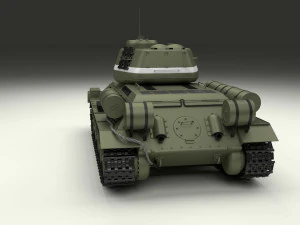 ussr armor pack with interior and engine bay 3D Model
