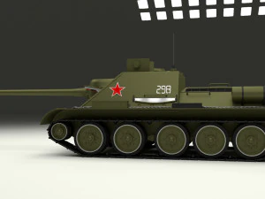ussr armor pack with interior and engine bay 3D Model