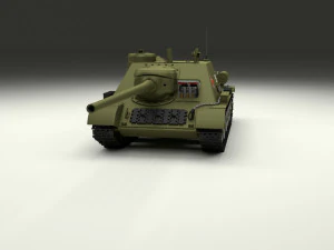 ussr armor pack with interior and engine bay 3D Model