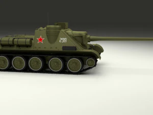 ussr armor pack with interior and engine bay 3D Model