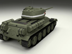 ussr armor pack with interior and engine bay 3D Model