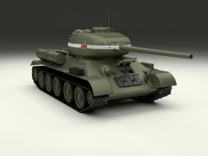 ussr armor pack with interior and engine bay 3D Model