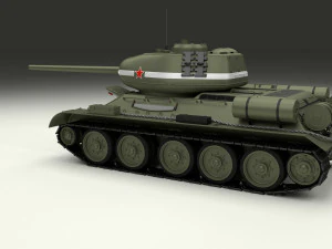 ussr armor pack with interior and engine bay 3D Model