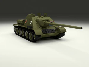 ussr armor pack with interior and engine bay 3D Model