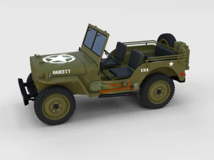 서부 프론트 팩 3D 모델