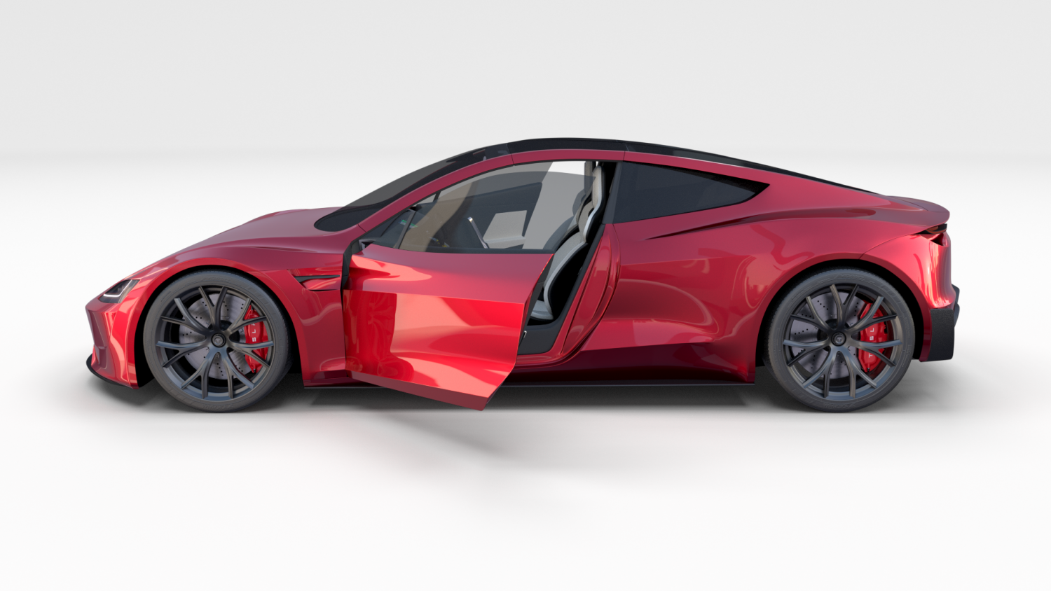 Tesla Roadster With Interior 3d Model In Sport Cars 3dexport