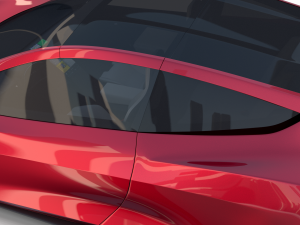 tesla roadster with interior 3Dモデル