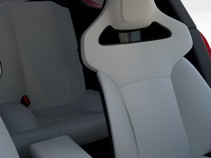 tesla roadster with interior 3Dモデル