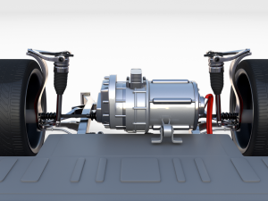 2020 tesla roadster 3 motor chassis 3D Model