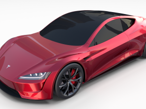 tesla roadster 2020 Modelo 3D