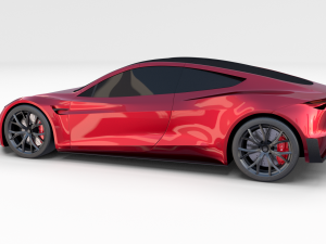 tesla roadster 2020 3D Model