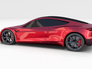 tesla roadster 2020 3D Model