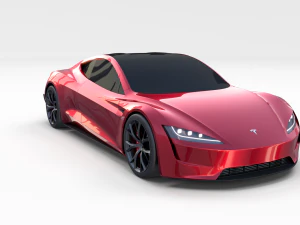 tesla roadster 2020 3D Model