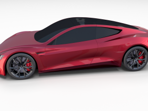 tesla roadster 2020 3D Model
