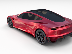 tesla roadster 2020 3D Model